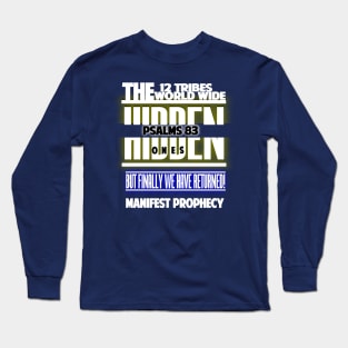 Psalms 83 The Hidden Ones | 12 Tribes of Israel|  Sons of Thunder Long Sleeve T-Shirt